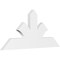 Ekena Millwork Richland Architectural Grade PVC Gable Bracket, 48"W x 22"H x 2"D x 6"F, 11/12 Pitch GBP048X22X0206RIC00 - alternate 1